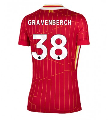 Liverpool Ryan Gravenberch #38 Hjemmebanetrøje Dame 2024-25 Kort ærmer